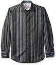 【中古】【輸入品・未使用】Robert Graham メンズ Lopez 長袖シャツ%カンマ% ブラック%カンマ% Small