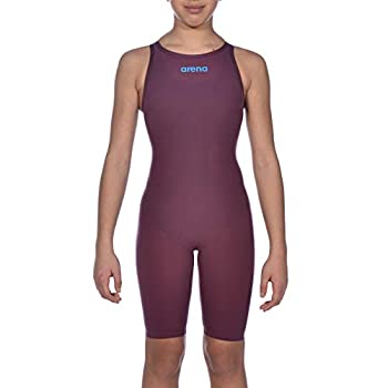 楽天スカイマーケットプラス【中古】【輸入品・未使用】Arena Powerskin R-EVO One Girl's Open Back Youth Racing Swimsuit％カンマ％ Red Wine/Turquoise％カンマ％ 22