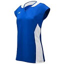 【中古】【輸入品・未使用】Mizuno レディース クラシック ミスティックキャップスリーブジャージ XX-Small
