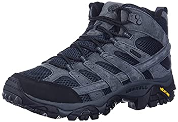 【中古】【輸入品・未使用】(メレル) Merrell Moab 2 MID(モアブ2ミッド) 防水ハイキングブーツ メンズ%カンマ% グラナイト%カンマ% 10.5 Wide