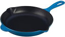 【中古】【輸入品・未使用】Le Creuset エナメル加工 鋳鉄製 9インチ スキレット 鉄製ハンドル付き マルセイユ