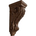 【中古】【輸入品・未使用】Ekena Millwork CORW05X07X14ACGM 5-Inch W x 7-Inch D x 14-Inch H Large Acanthus Wood Corbel%カンマ% Mahogany by Ekena Millwork(3)