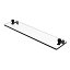 šۡ͢ʡ̤ѡFoxtrot 22 Inch Glass Vanity Shelf with Beveled Edges - FT-1/22-BKM