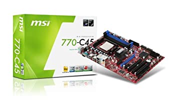 【中古】【輸入品 未使用】MSI 770-C45 AM3 AMD 770 HDMI AMDマザーボード - 小売り
