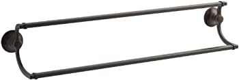 (Oil Rubbed Bronze (2BZ)) - KOHLER 11413-2BZ Bancroft 60cm Double Towel Bar%カンマ% Oil-Rubbed Bronze