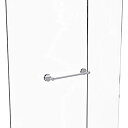 【中古】【輸入品・未使用】Prestige Skyline Collection 18 Inch Shower Door Towel Bar - P1000-41-SM-18-SCH