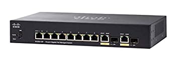 【中古】【輸入品・未使用】Cisco Systems SG350-10P-K9-NA SG350-10P 10-Port Gigabit PoE Managed Switch