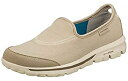 【中古】【輸入品・未使用】Skechers Performance Women's Go Walk Slip-On Walking Shoe%カンマ% Natural%カンマ% 6.5 M US