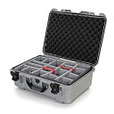 【中古】【輸入品・未使用】Nanuk 940 防水ハードケース パッド入り仕切り付き - シルバー