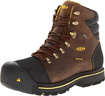 【中古】【輸入品 未使用】KEEN Utility Men 039 s Milwaukee Waterproof Wide Work Boot カンマ Dark Earth カンマ 10.5 EE US