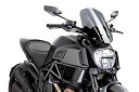 【中古】【輸入品・未使用】PuigツーリングウインドスクリーンDucati Diavel 2014?2015?Dark Smoke / 7570?F