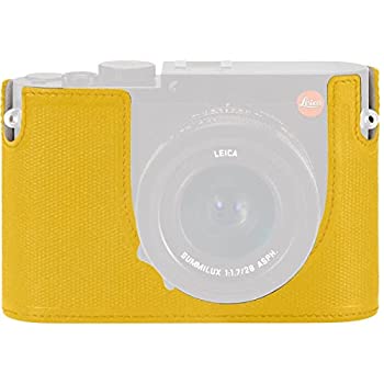 【中古】【輸入品・未使用】Leica Protector for Q Typ 116 Half Case (Yellow%カンマ% Leather)