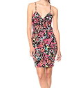 【中古】【輸入品・未使用】Guess レディース ノースリーブ ルシッドジャングルドレスドレス、ルーシッドジャングルブラックプリント、L