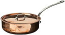 【中古】【輸入品・未使用】Mauviel Made In France M'Heritage Copper M150S 6111.25 3-1/5-Quart ...