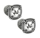 【中古】【輸入品・未使用】KonstantinoメンズシルバーペガサスCufflinks