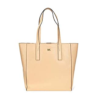 【中古】【輸入品・未使用】Michael Kors ジュニア ラージ ペブルドレザー トートバッグ - バターナット