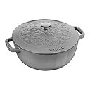 【中古】【輸入品・未使用】Staub 鋳鉄 3.75-qt エッセンシャルフレンチオーブン リリー蓋付き 3.75-qt 11212418
