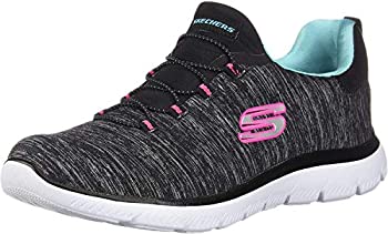 yÁzyAiEgpzSkechers Sport Summits-Quick Getaway Women's Sneaker 9 C/D US Black-Light Blue