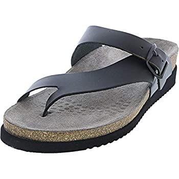 šۡ͢ʡ̤ѡMephisto Women's Helen Thong Sandal%%Black/Sandanyl%%8 M US