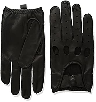 【中古】【輸入品 未使用】Isotoner Men 039 s Classic Leather Unlined Driving Gloves カンマ Xlarge カンマ Black カンマ