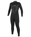 【中古】【輸入品・未使用】O'Neill Wetsuits Womens 4/3 mm Epic Full Suit%カンマ% Black/Black/Blac...