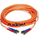 【中古】【輸入品・未使用】Axiom AX - Network cable - ST multi-mode (M) to ST multi-mode (M) - 98 ft - fiber optic - 50 / 125 micron - OM2 - orange(2)
