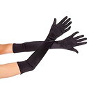 【中古】【輸入品・未使用】DreamHigh レディース イブニングパーティー21?長いサテン手袋 US サイズ: One Size カラー: ブラック