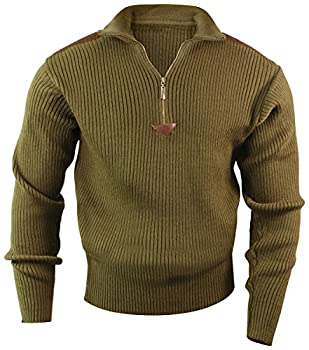 【中古】【輸入品・未使用】ロスコ　アクリル　コマンドセーター　1/4ジップ　オリーブ　ROTHCO ACRYLIC COMMANDO SWEATER 1/4 ZIP - OLIVE DRAB (3XL)