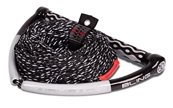 【中古】【輸入品・未使用】Airhead AHWR-11BL Bling 75' 5 Section Stealth Wakeboard Rope by Airhead