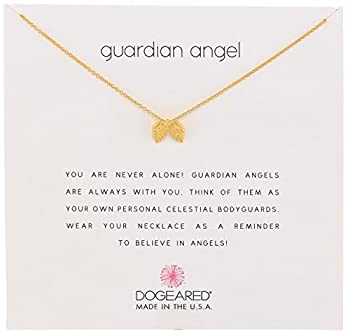 【中古】【輸入品・未使用】[ドギャード]Dogeared %ダブルクォーテ%Reminders%ダブルクォーテ% Guardian Angel Wing Gold Charm Necklace%カンマ% 18%ダブルクォーテ% ネックレス ジュエリー [