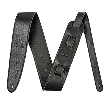 【中古】【輸入品・未使用】Fender ストラップ Artisan Crafted Leather Strap%カンマ% 2.5%ダブルクォーテ% Black