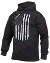 【中古】【輸入品・未使用】Rothco Distressed US Flag Concealed Carry Hooded Sweatshirt(4)