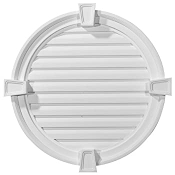 【中古】【輸入品・未使用】Ekena Millwork GVRO24FK 24-Inch W x 24-Inch H x 2 1/8-Inch P Round Gable Vent with Keystones%カンマ% Functional by Ekena Millwork 【中古】【輸入品・未使用】Ekena Millwork GVRO24FK 24-Inch W x 24-Inch H x 2 1/8-Inch P Round Gable Vent with Keystones%カンマ% Functional by Ekena Millwork