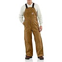 【中古】【輸入品・未使用】Carhartt Men's Flame Resistant Duck Bib Lined Overall%カンマ% Brown%カン...