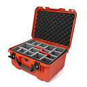 【中古】【輸入品・未使用】Nanuk 933 防水ハードケース パッド入り仕切り付き オレンジ