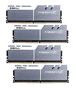 【中古】【輸入品・未使用】G.SKILL 32GB (4 x 8GB) TridentZ DDR4 PC4-25600 3200MHz Intel X99プラットフォームデスクトップメモリモデルF4-3200C14Q-32GTZSW