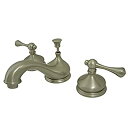 yÁzyAiEgpzKingston Brass KS1168BL Widespread Lavatory Faucet with Handle&#44; Satin Nickel
