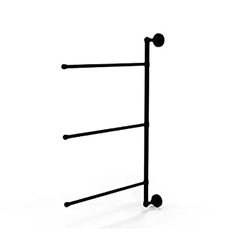 šۡ͢ʡ̤ѡDottingham Collection 3 Swing Arm Vertical 28 Inch Towel Bar - DT-27/3/16/28-BKM