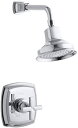 【中古】【輸入品・未使用】Kohler TS16234-3-CP Margaux(R) Rite-Temp(R) シャワーバルブトリム クロスハンドルと2.5gpmシャワーヘッド(3)