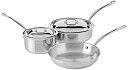 【中古】【輸入品・未使用】(5 Piece) - Mauviel Cookware: M'cook 5 Piece Stainless Cookware Set