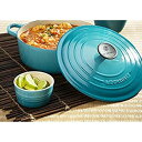 【中古】【輸入品・未使用】Le Creuset Signature Enameled cast-iron 7???1?/ 4-quart Round Frenc...