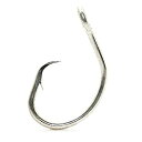 šۡ͢ʡ̤ѡ(13/0) - Mustad Classic 2 Extra Strong Reversed Offset Point Open Ring Duratin Circle Hook (Pack of 100)