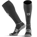 【中古】【輸入品・未使用】Mudgear 着圧ソックス 男女兼用 ランニングソックス 米国製 アウトドアスポーツ用 パフォーマンス&リカバリ M グレイ