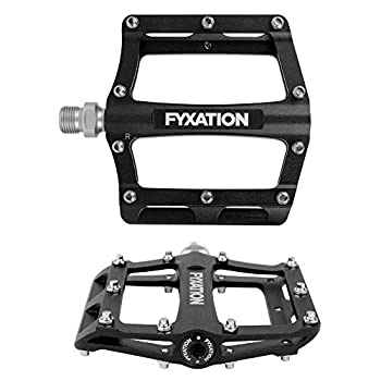 【中古】【輸入品・未使用】Fyxation Mesa 61 Alloy Platform Pedal%カンマ% Black by Fyxation