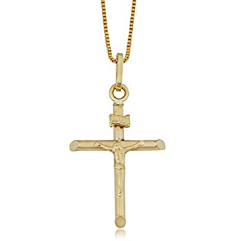 【中古】【輸入品・未使用】Kooljewelry 10K イエローゴールド 十字架ネックレス (18インチ) 【中古】【輸入品・未使用】Kooljewelry 10K イエローゴールド 十字架ネックレス (18インチ)