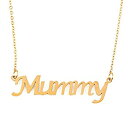 【中古】【輸入品・未使用】zacria Mummy名前ネックレス???18?ctゴールドメッキ