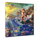 【中古】【輸入品・未使用】Thomas Kinkade Little Mermaid Gallery Wrap Canvas(3)