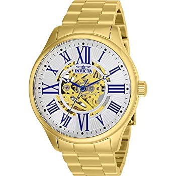 【中古】【輸入品・未使用】Invicta Men's 27556 Objet D Art Automatic 3 Hand Silver Dial Watch