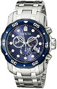 【中古】【輸入品・未使用】インヴィクタ Invicta Men's 80057 Pro Diver Stainless Steel Watch with Blue Dial [並行輸入品]