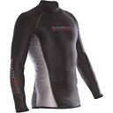 【中古】【輸入品・未使用】Sharkskin メンズ 防寒長袖シャツ ウェットスーツ、ブラック、M